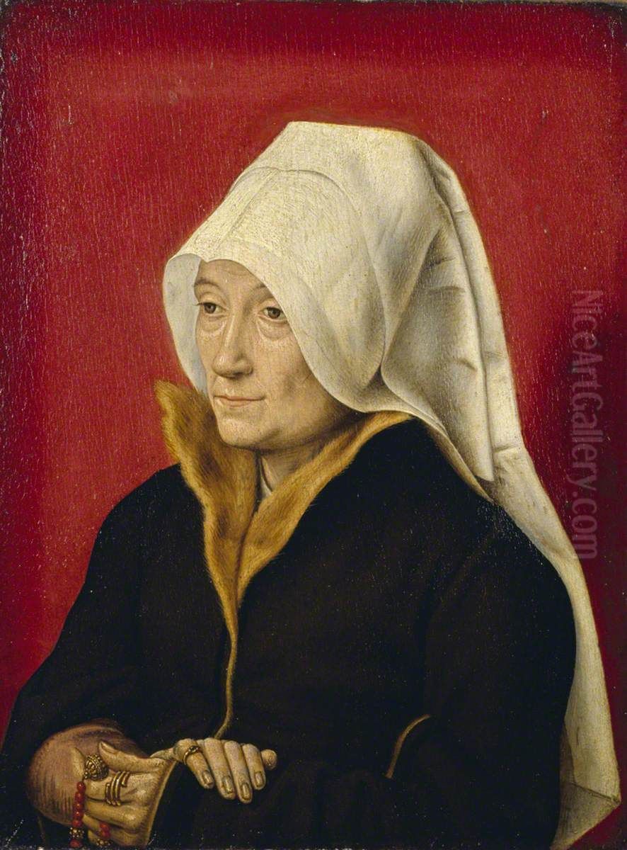 Unknown Woman Oil Painting by Master of Saint Severin