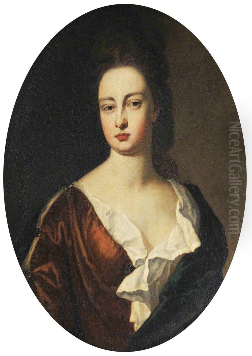 Mary Preston, Marchioness of Powis (d.1724) Oil Painting by Michael Dahl