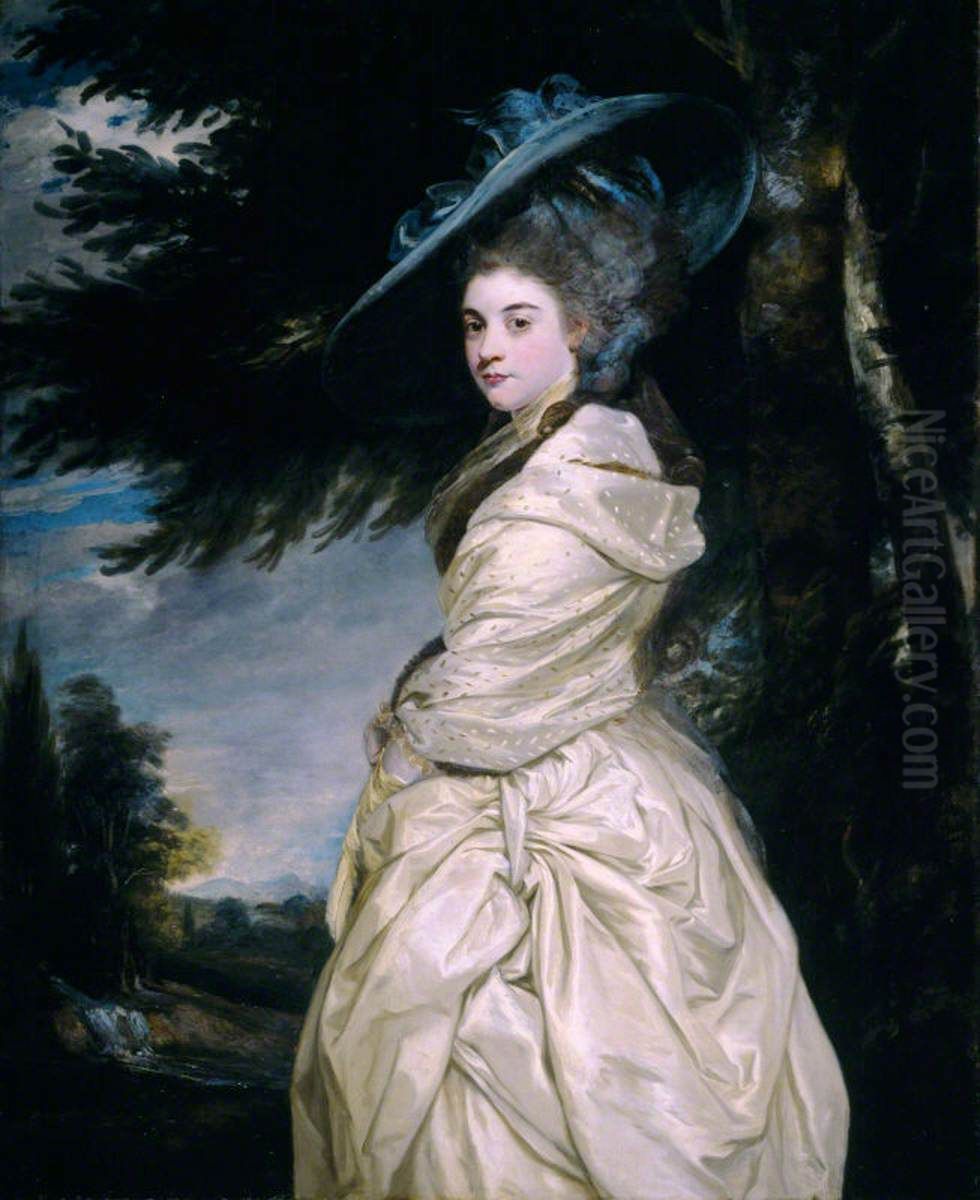Lady Henrietta Antonia Herbert, later Countess of Powis (1758-1830) Oil Painting by Of Sir Joshua Reynolds