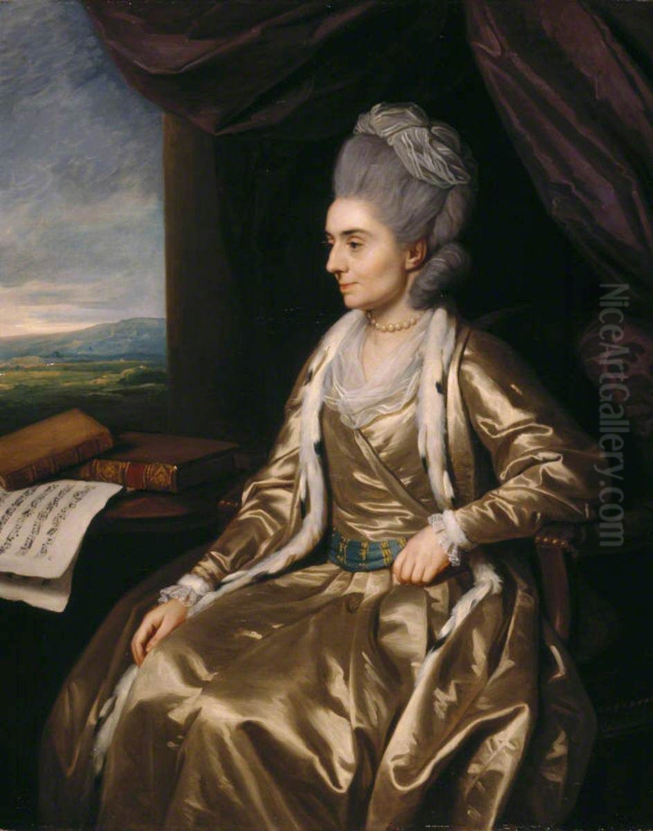 Margaret Maskelyne, Lady Clive (1733-1817) Oil Painting by Nathaniel Dance-Holland