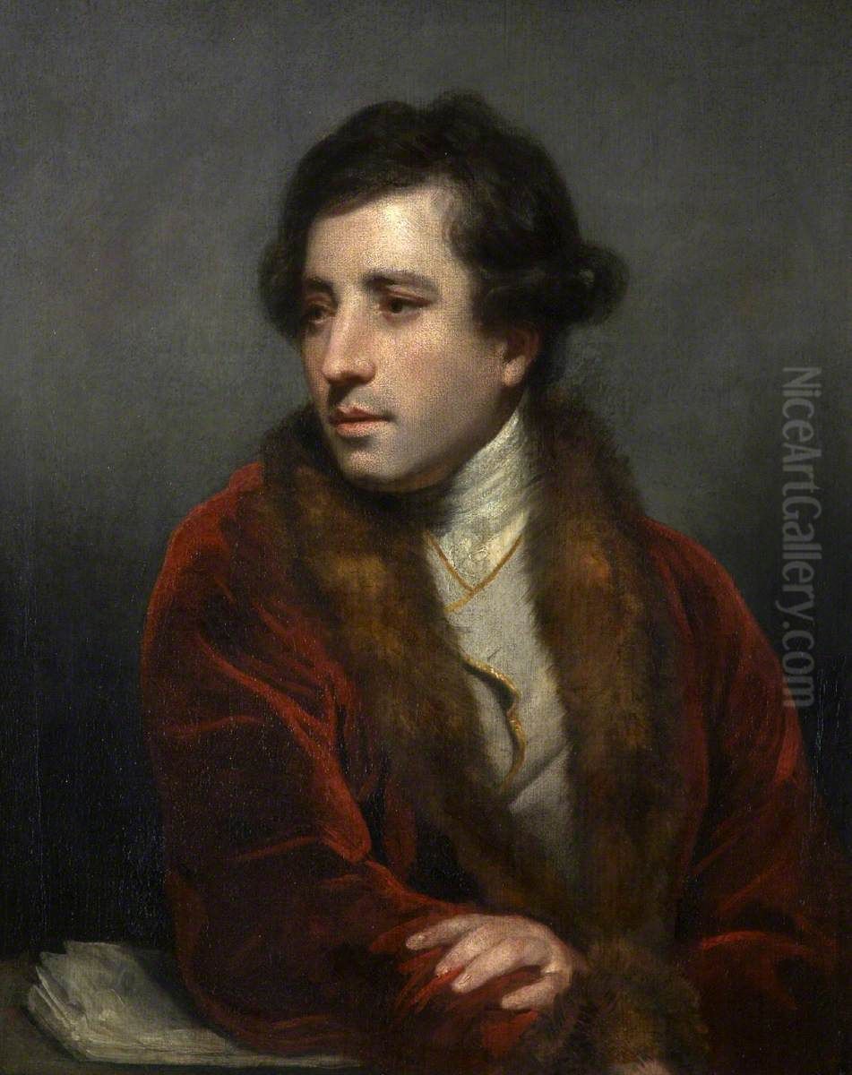 Francesco Bartolozzi (1727-1815) Oil Painting by Of Sir Joshua Reynolds