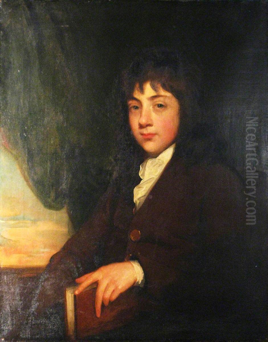 John Parker, Viscount Boringdon, 1st Earl of Morley (1772-1840), as a boy Oil Painting by Gilbert Stuart