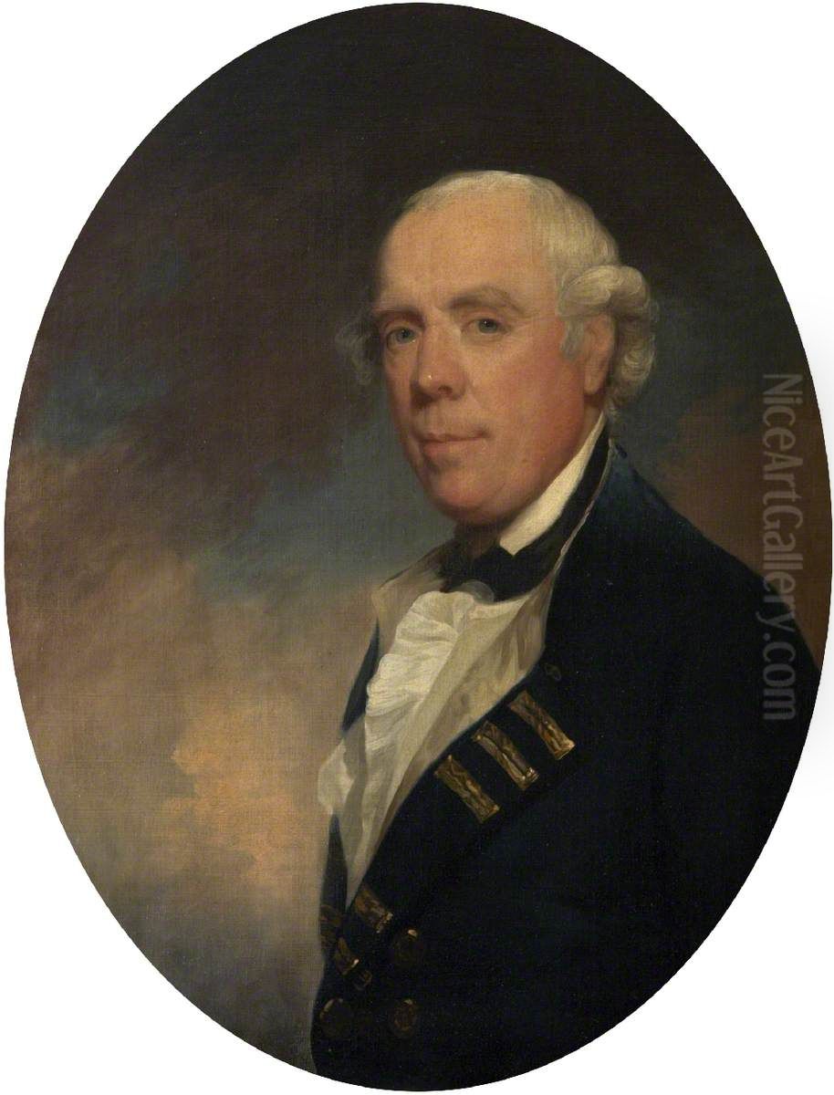 The Hon. Samuel Barrington (1729-1800) Oil Painting by Gilbert Stuart