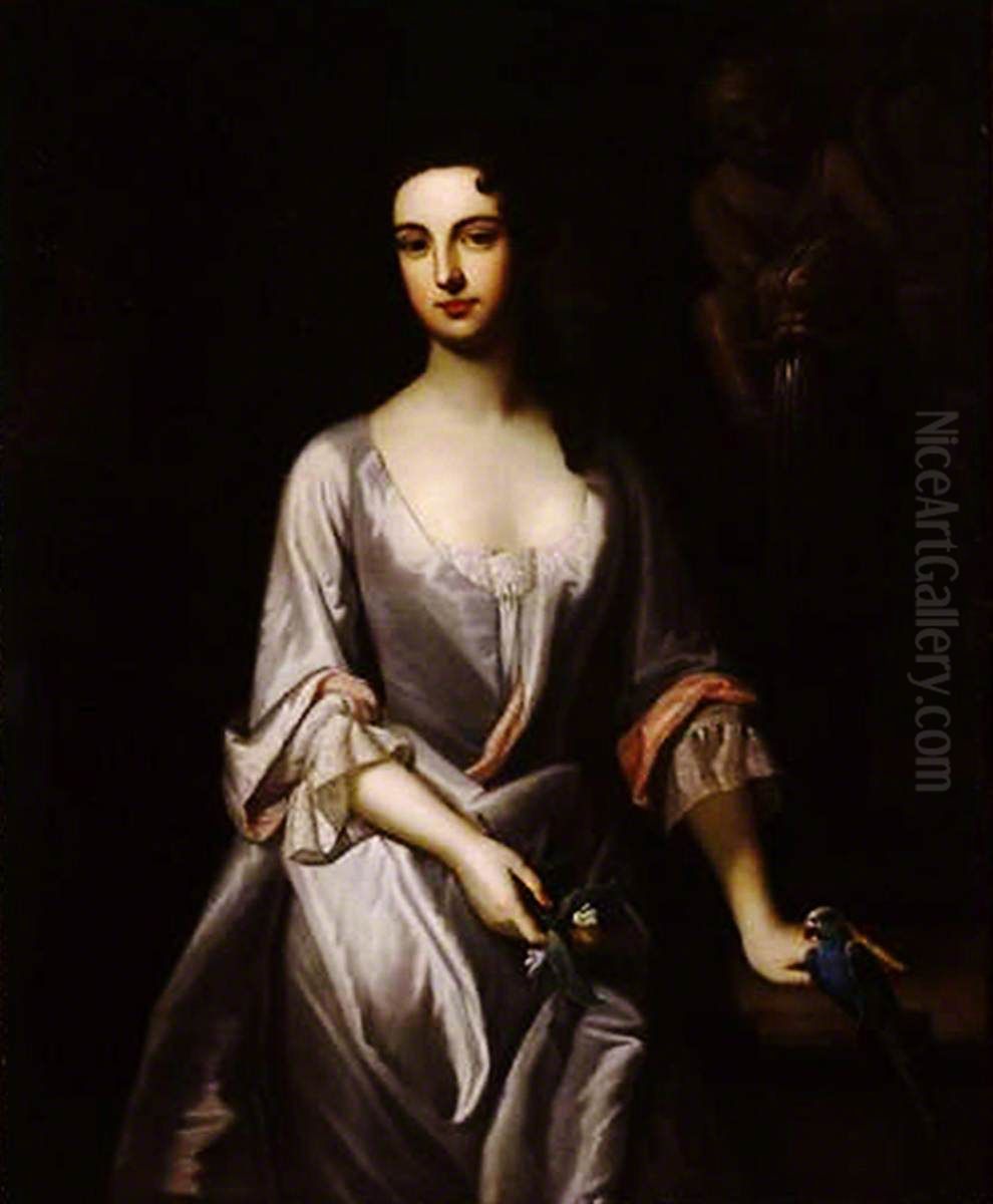 Catherine Poulett, Lady Parker (1706-1758) Oil Painting by Michael Dahl