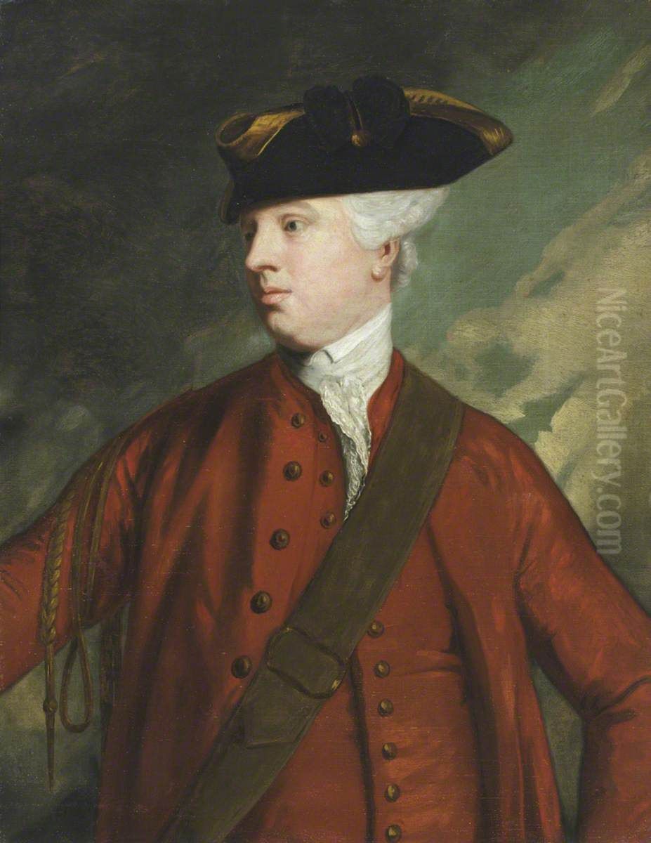 Sir Francis Blake Delaval, KB (1727 - 1771) Oil Painting by Of Sir Joshua Reynolds