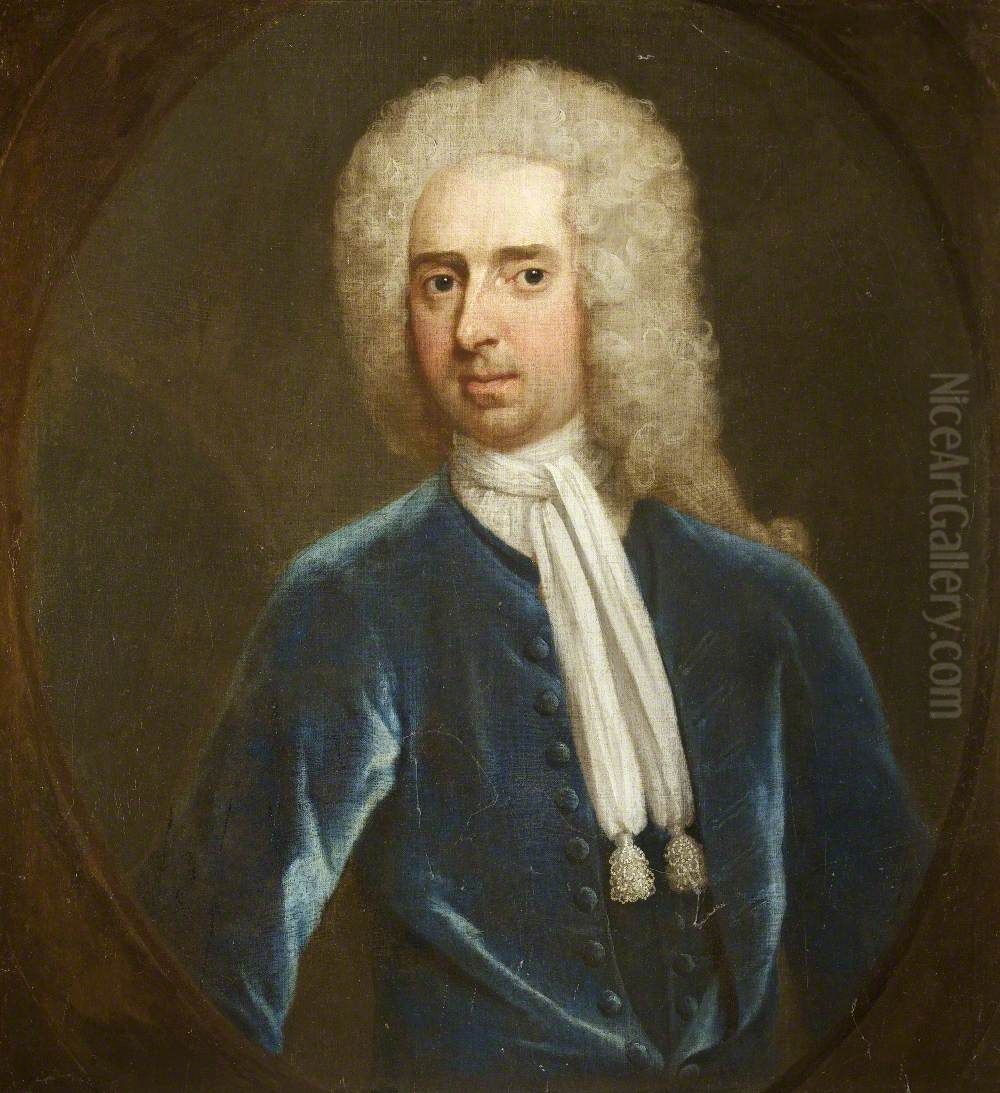Sir John Dutton, 2nd Bt (1683/4 - 1742/3) Oil Painting by Michael Dahl