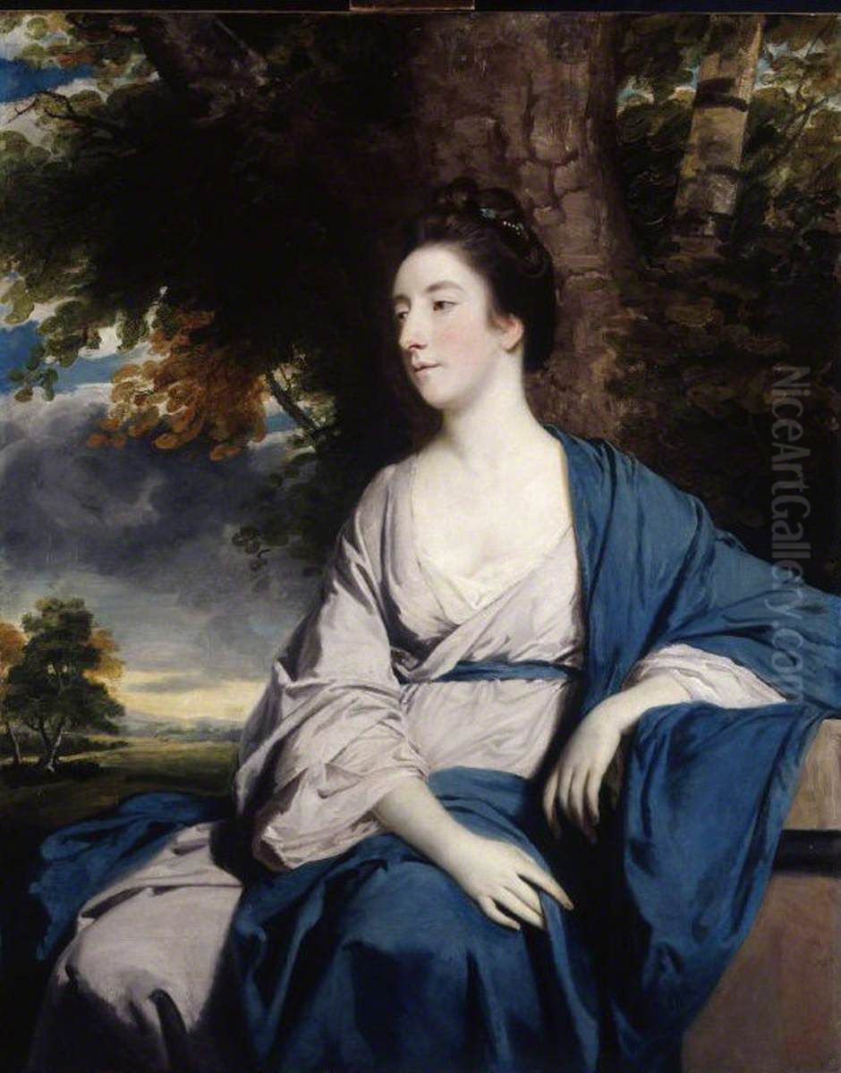 The Hon. Mary Vernon, Mrs George (Adams) Anson (1739-1843) Oil Painting by Of Sir Joshua Reynolds
