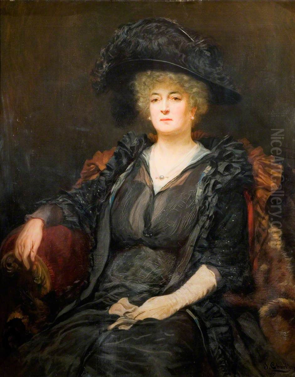Florence Parker-Jervis (d.1938) Oil Painting by John Charlton