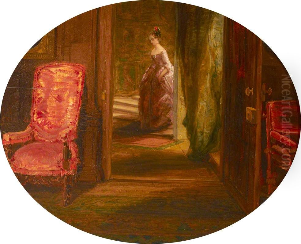The Brown Gallery at Knole Oil Painting by James Holland