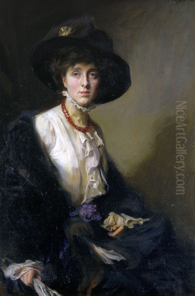 The Honourable Victoria 'Vita' Sackville-West Oil Painting by Philip de Laszlo