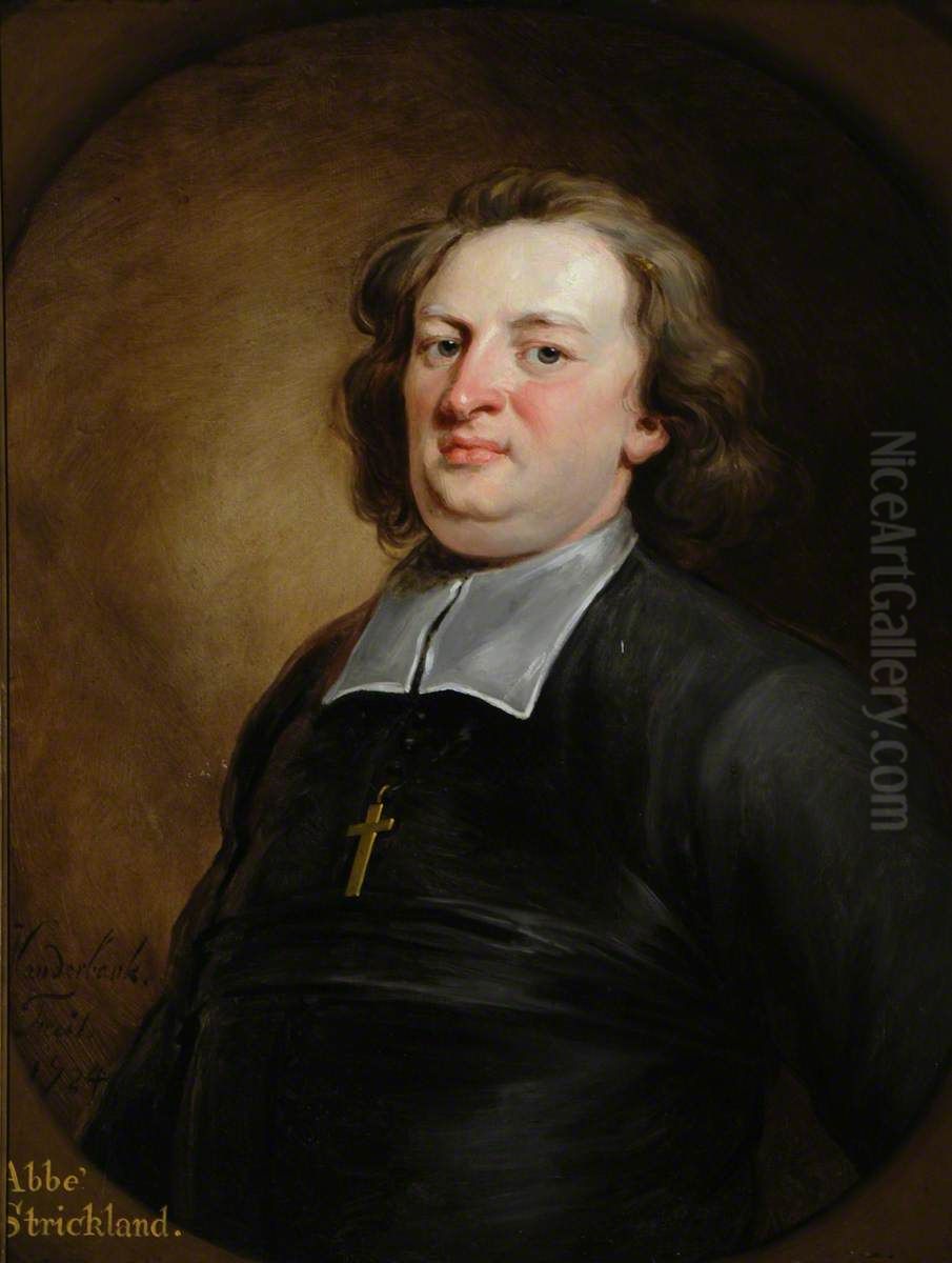Thomas Strickland (1682 - 1736), Bishop of Namur Oil Painting by John Vanderbank