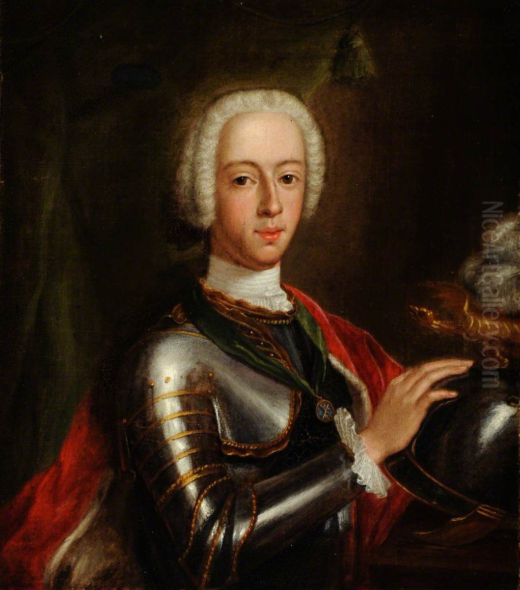Prince Charles Edward Stuart 'The Young Pretender' (1720-1788) Oil Painting by Cosmo Alexander