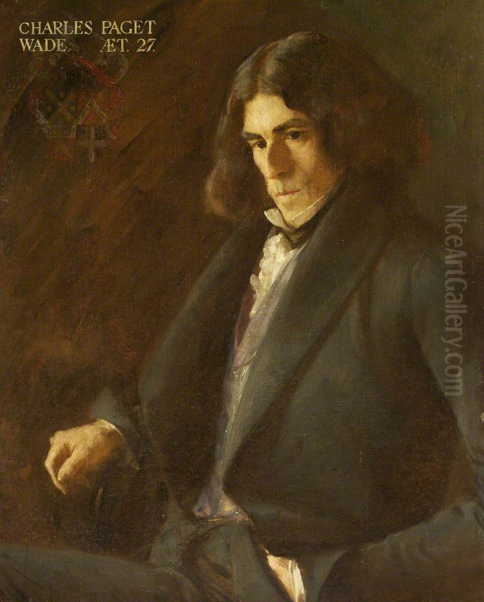 Charles Paget Wade (1883 - 1956), aged 27 Oil Painting by Thomas Roberts
