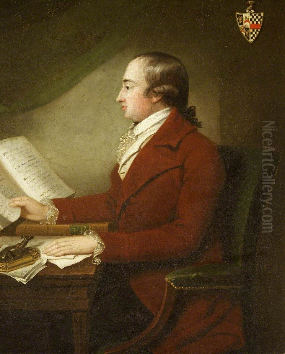 Sir Richard Hoare, 1st Bt of Barn Elms (1735-1787) Oil Painting by Woodforde, Samuel