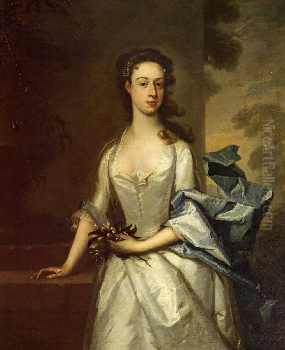Susan Colt, Mrs Henry Hoare (d.1743) Oil Painting by Hans Hysing