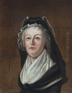 Queen Marie-Antoinette, Queen of France (1755-1793) as Widowed Prisoner in the Temple, 1793