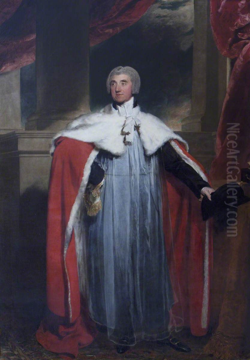 Edward Venables Vernon Harcourt (1757-1847) as Archbishop of York Oil Painting by Thomas Lawrence