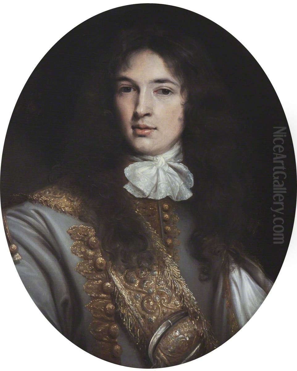 George Vernon (1635-1702) Oil Painting by John Michael Wright