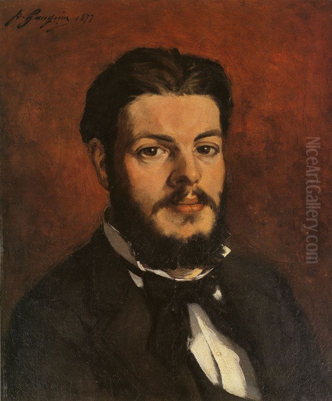 Portrait of Claude-Antoine-Charles Favre Oil Painting by Paul Gauguin