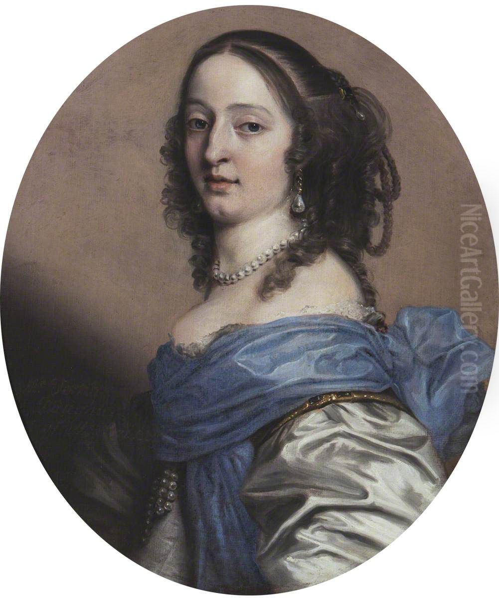 Margaret Onley, Mrs George Vernon (1642-1675), aged 19 Oil Painting by John Michael Wright
