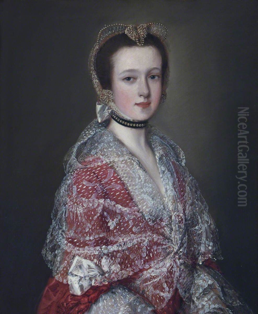 Louisa Barbarina Mansel, Lady Vernon (1732-1786) Oil Painting by Thomas Gainsborough