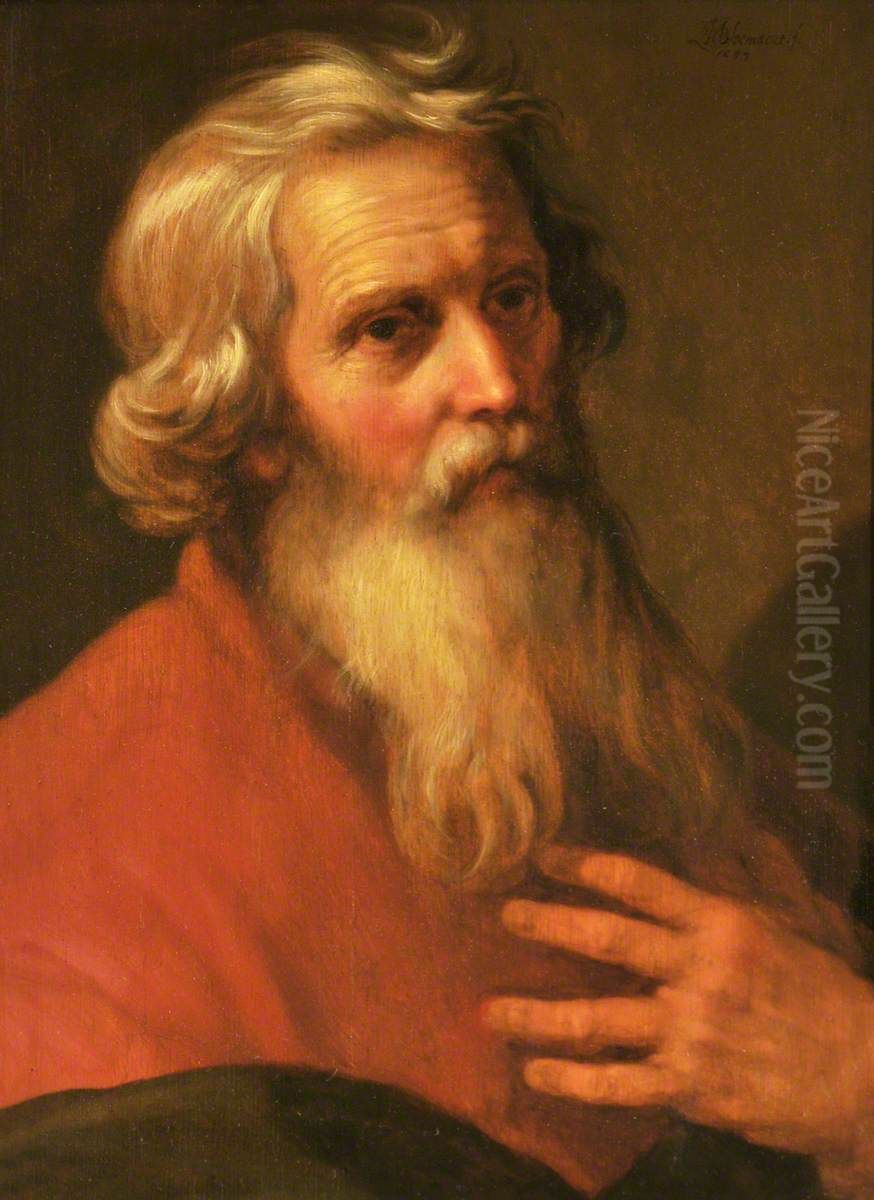 Head of an Old Man Oil Painting by Abraham Bloemaert