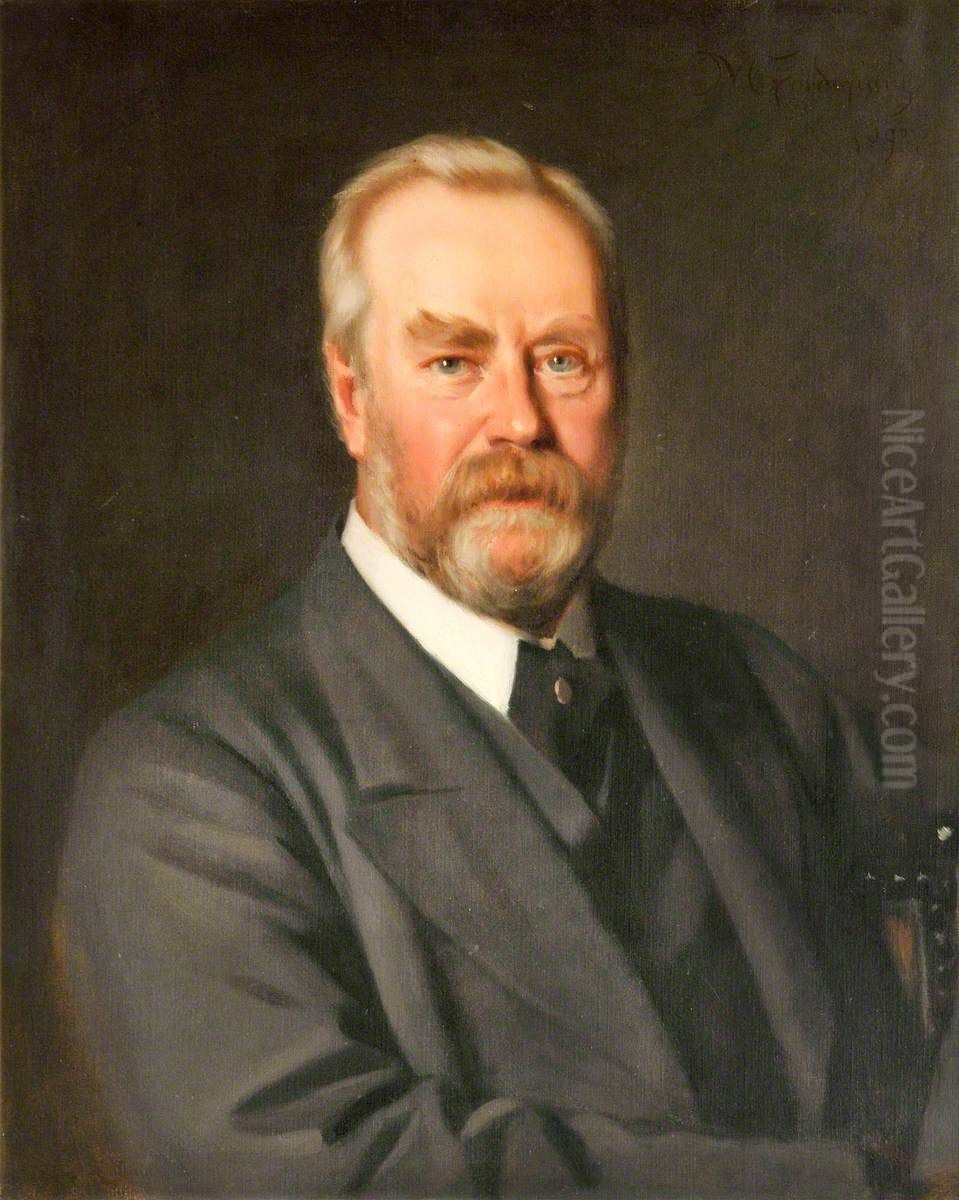 Wilbraham Egerton, 1st Earl Egerton of Tatton (1832-1909) Oil Painting by Michele Gordigiani