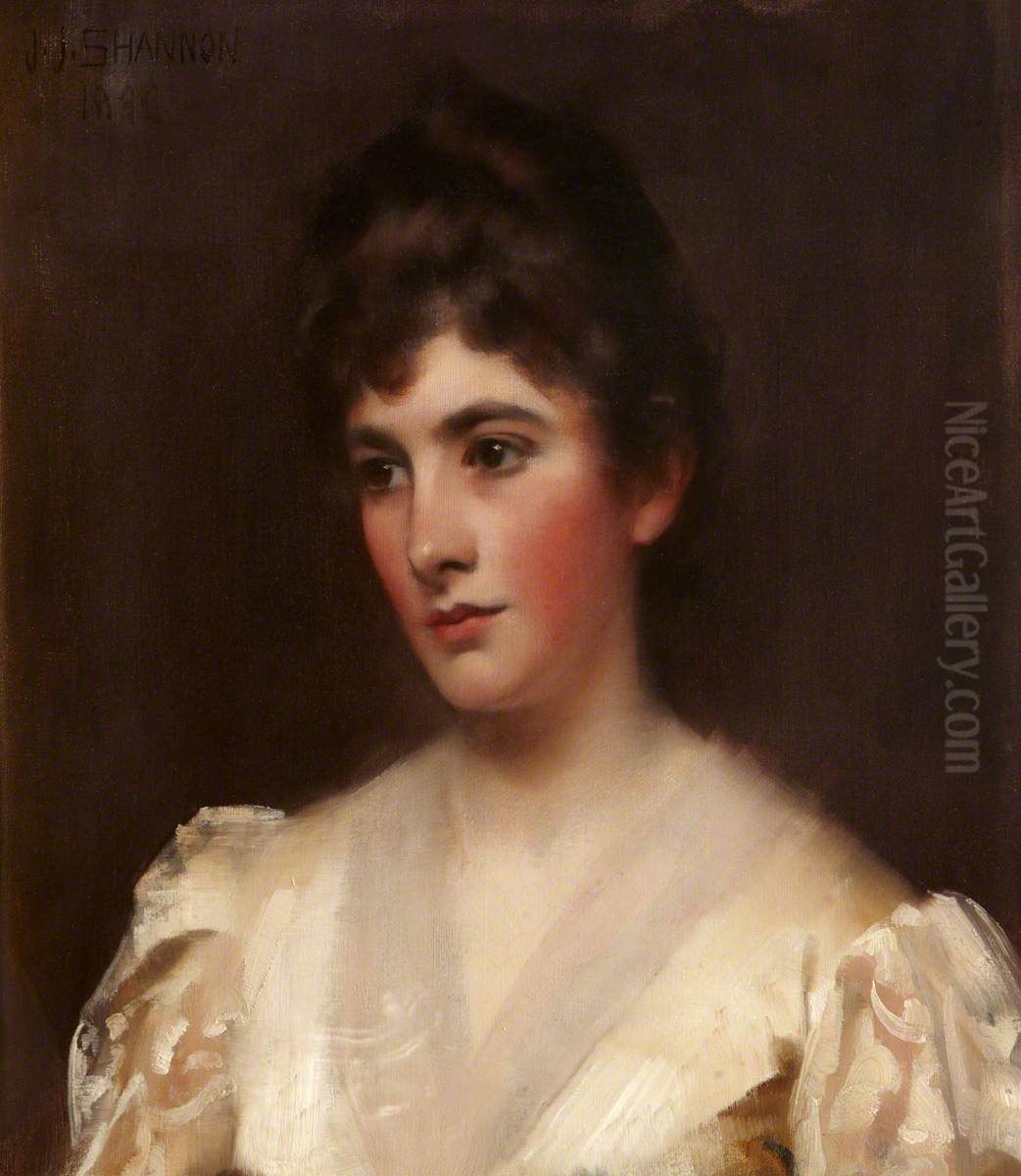 Ada Marion Nichols, Lady MacGeough Bond (1866-1955) Oil Painting by James Jebusa Shannon
