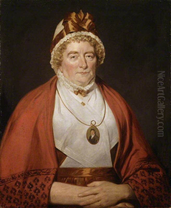 Susannah Jones, Mrs Alban Thomas Gwynne (1754-1830) Oil Painting by Mather Brown