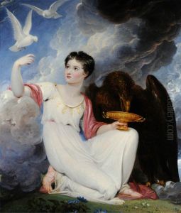 Lady Charlotte Harley, later Lady Charlotte Bacon (1801-1880), as Hebe