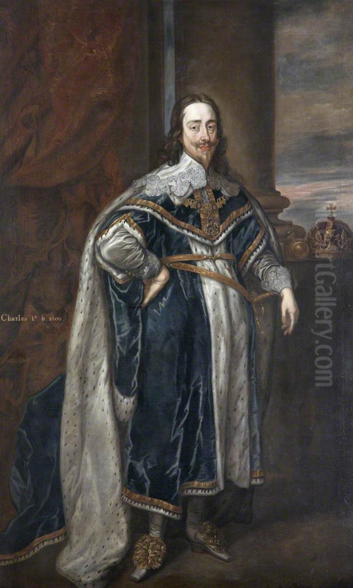 King Charles I (1600-1649) Oil Painting by Sir Anthony Van Dyck