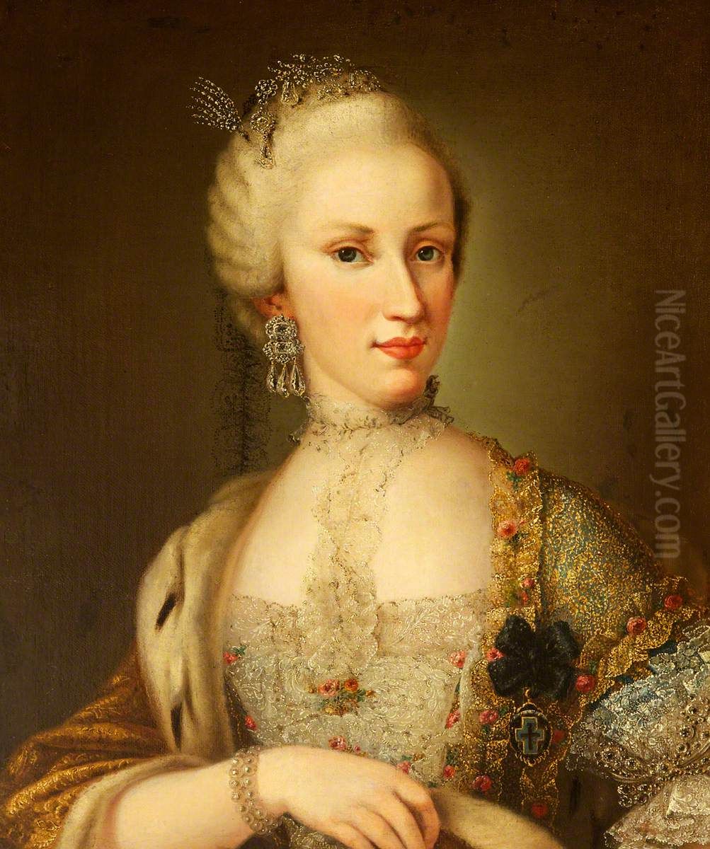 Maria Luisa of Bourbon-Parma (1745-1792), Grand Duchess of Tuscany, later Empress of Austria Oil Painting by Alessandro Longhi