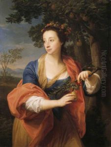 Sarah Lethieullier, Lady Fetherstonhaugh (1722-1788), with the Branch of a Pear