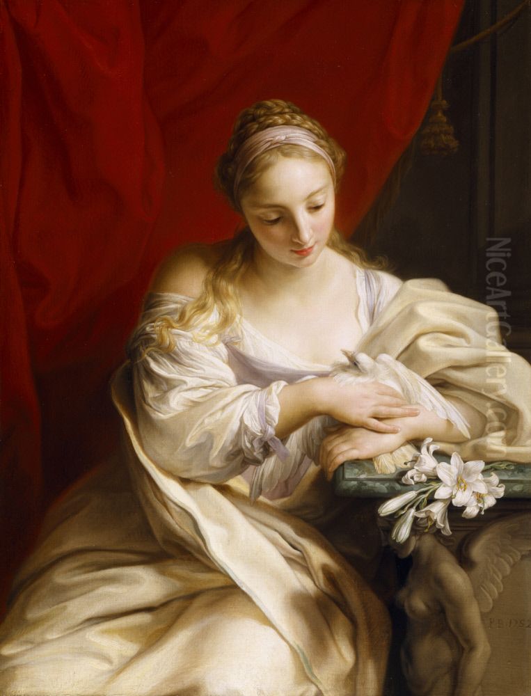 Purity of Heart Oil Painting by Pompeo Batoni