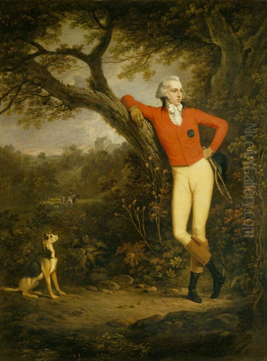 William Hamilton, 7th Baron Belhaven and Stenton (1765-1814) Oil Painting by Alexander Nasmyth