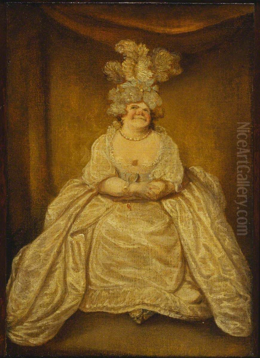 Lady Pentweazle (from Samuel Foote's Taste, 1752) Oil Painting by Robert Smirke