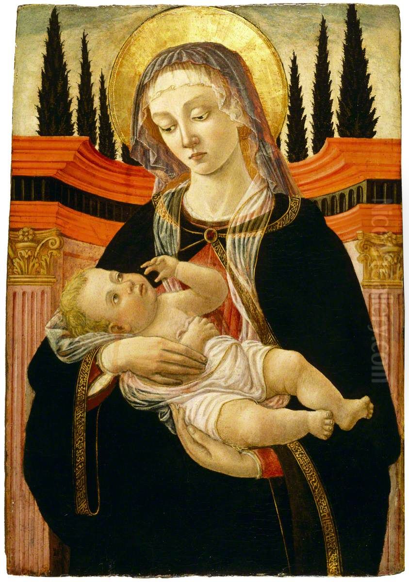 The Madonna and Child Oil Painting by Domenico di Zanobi
