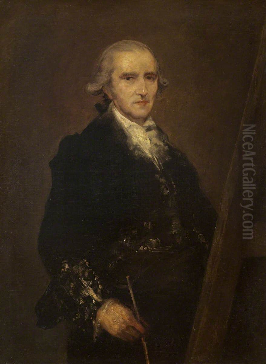 Don Francisco Bayeu y Subias (1734-1795) Oil Painting by Francisco Goya Fuendetodos