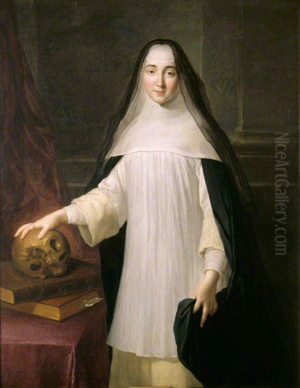 Winifred, the Nun of Cufaude Oil Painting by Alexis-Simon Belle