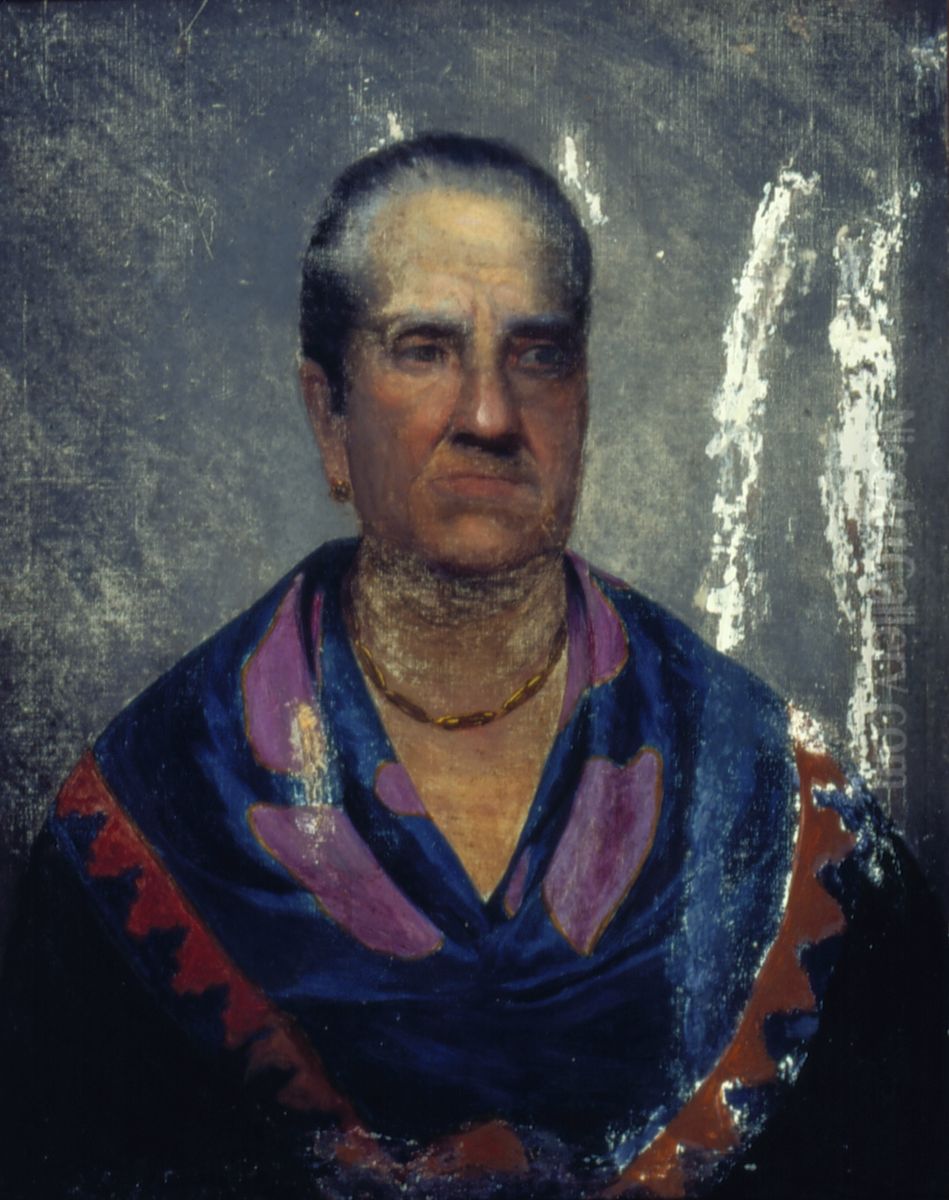 Senhora Cubana Oil Painting by Jose Ferraz De Almeida Junior