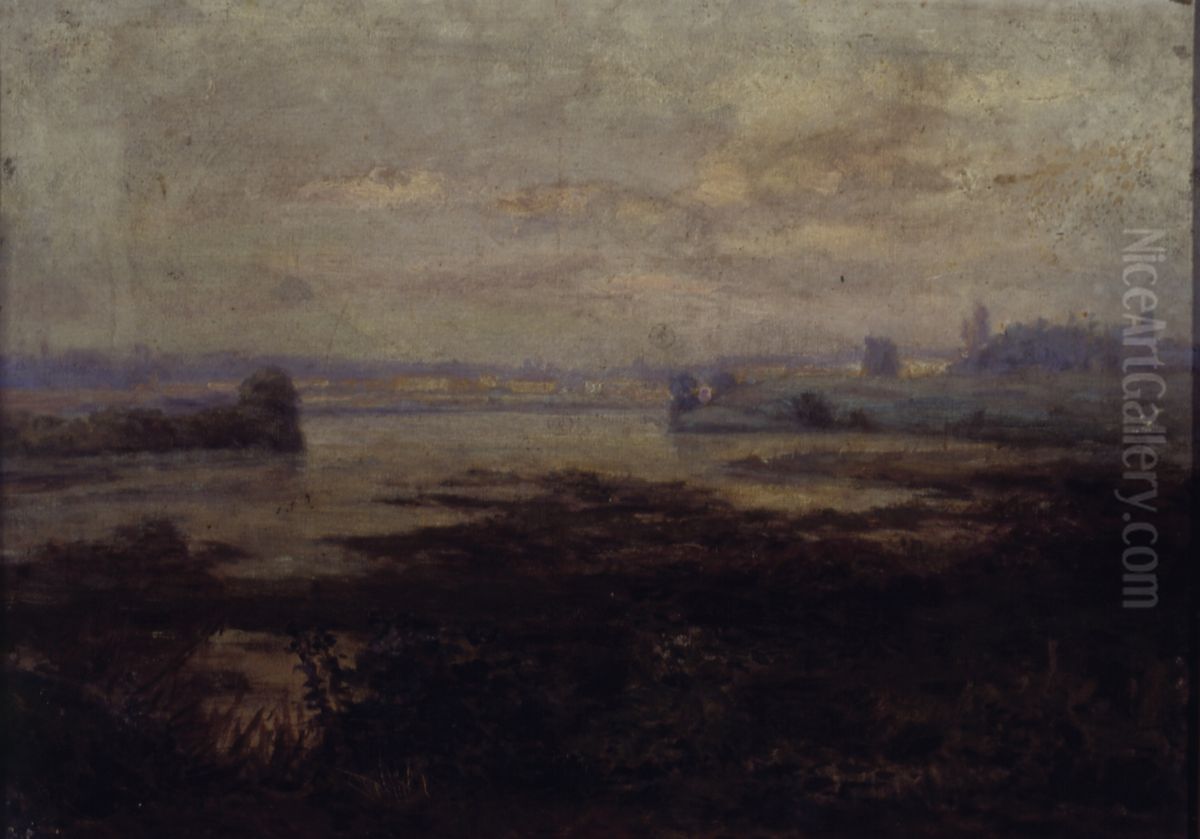 Paisagem Oil Painting by Antonio Parreiras