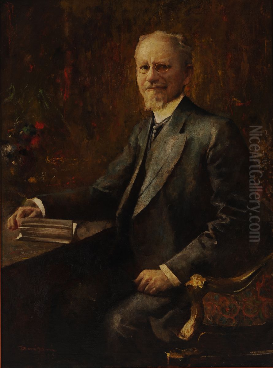 Retrato do Conselheiro Rodrigues Alves Oil Painting by Carlo de Servi