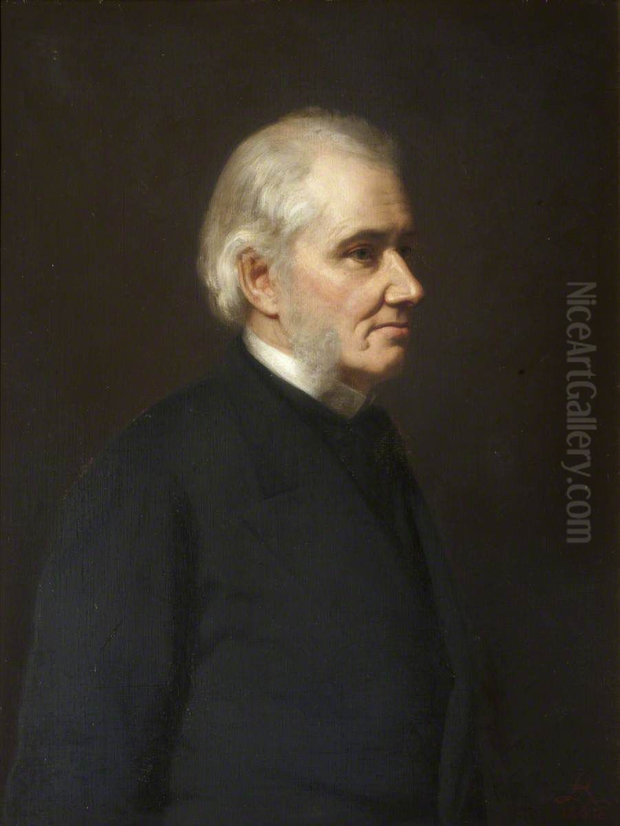 Sir Charles Edward Trevelyan, 1st Bt (1807-1886) Oil Painting by Rudolf Lehmann