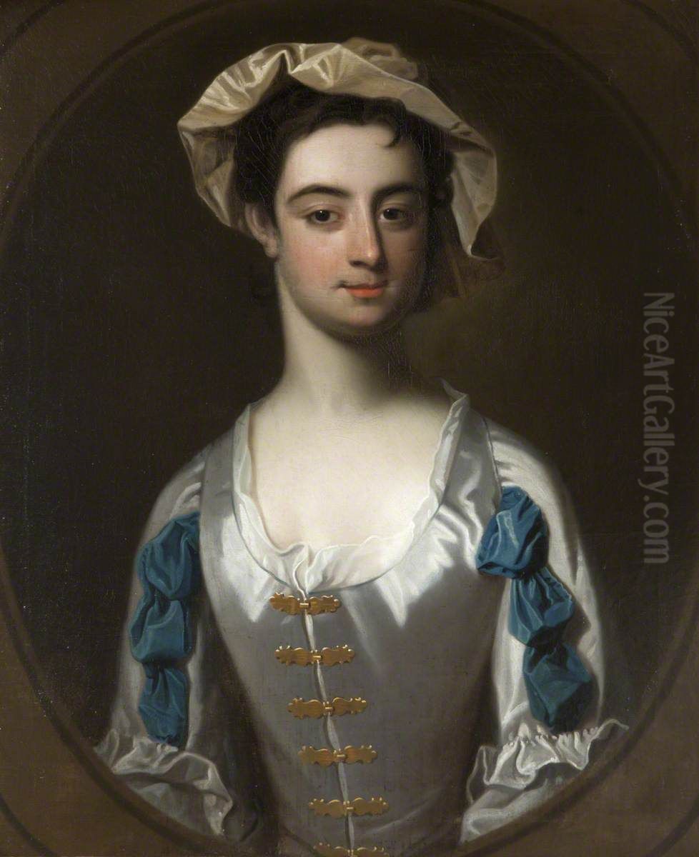 Julia Calverley, Lady Trevelyan (1706 - 1768) Oil Painting by Enoch Seeman