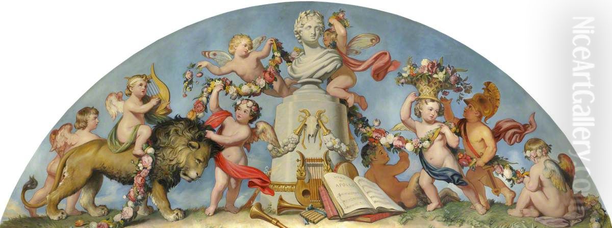The Triumph of Music Oil Painting by Robert William Buss