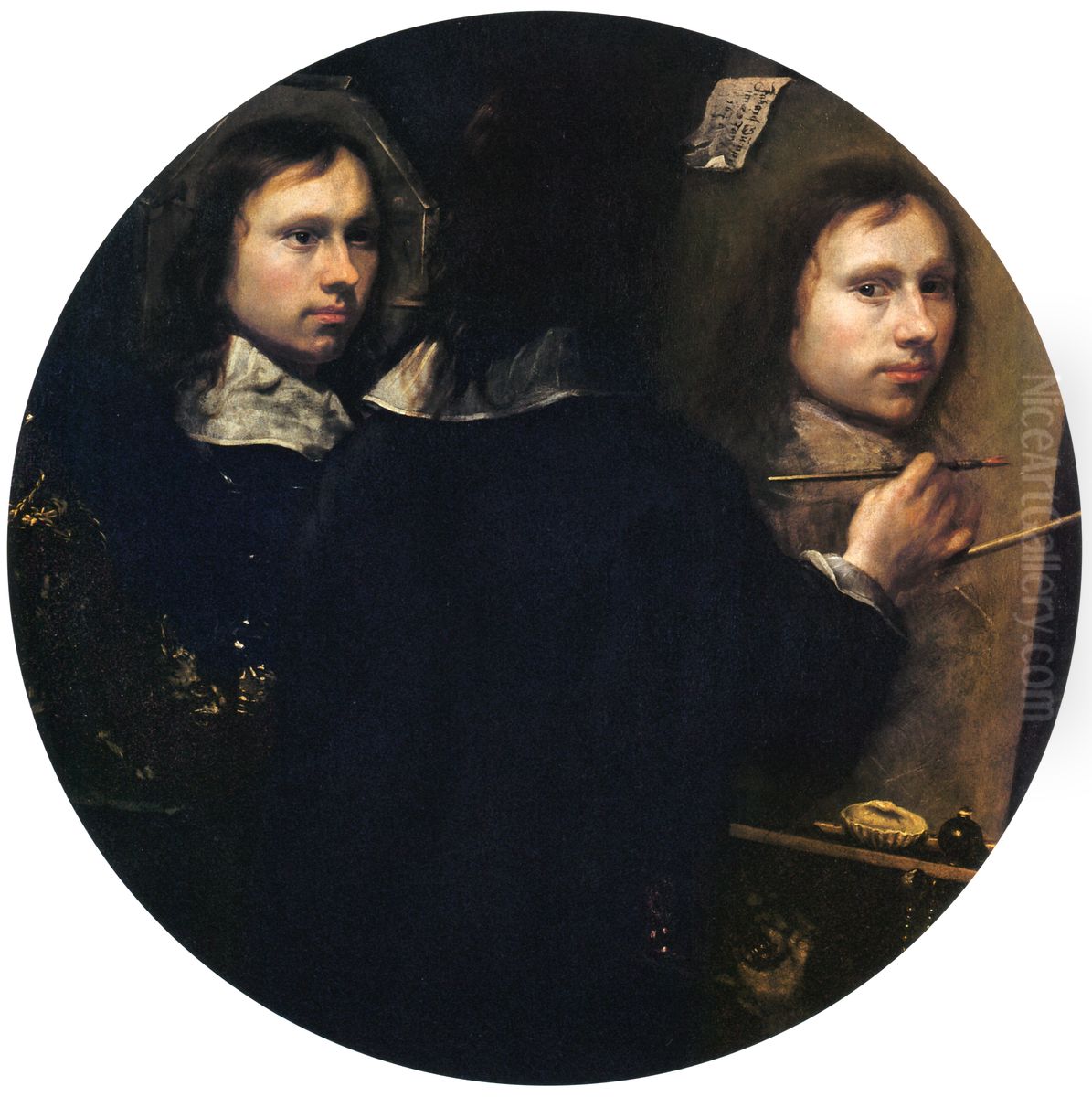 Self-portrait Oil Painting by Johannes Gumpp Roberto