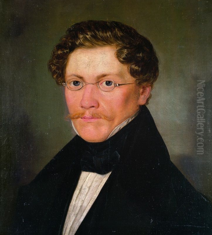 Self-portrait Oil Painting by Carl Spitzweg