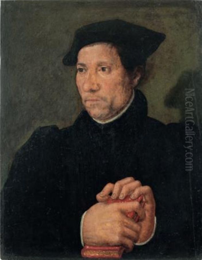 Portrait de Jean Bouvyer Oil Painting by Jean Cousin
