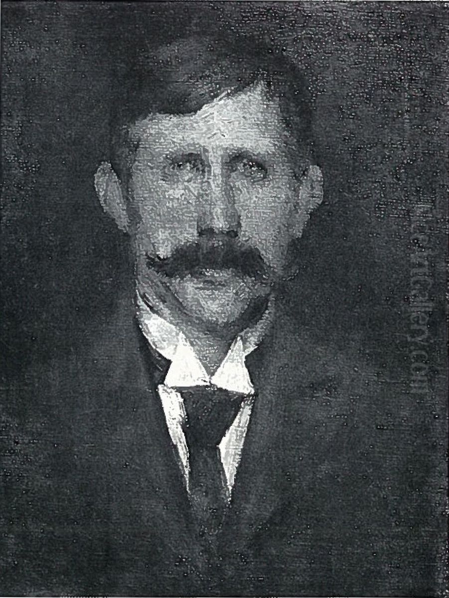 Portrat Herr Fehleisen Oil Painting by Lovis (Franz Heinrich Louis) Corinth