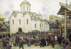 <<Oborona Moskvy ot hana Tohtamysa. XIV vek>>